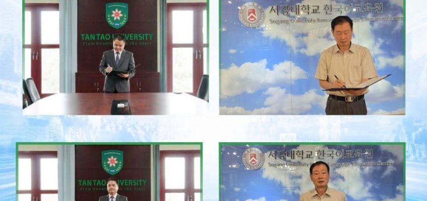 TRƯỜNG ĐẠI HỌC TÂN TẠO KÝ KẾT MOU VỚI ĐẠI HỌC SOGANG – MỞ RỘNG CƠ HỘI HỌC TIẾNG HÀN VÀ HỌC TẬP QUỐC TẾ CHO SINH VIÊN TTU